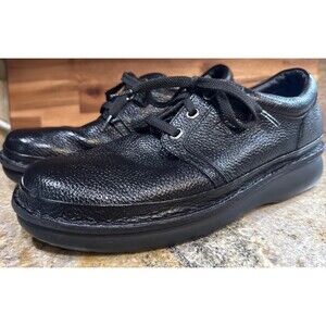 NEW Propet Villager M4070 Men's Orthopedic Oxford Black Pebbled Leather Sz 12 D